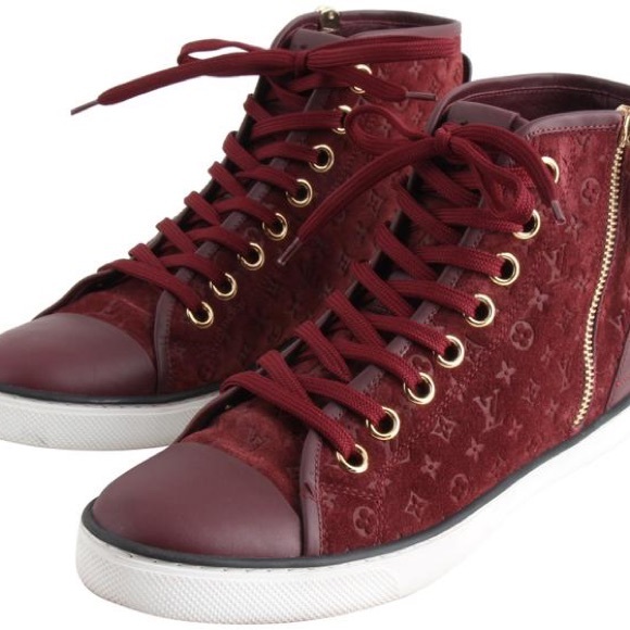Louis Vuitton Shoes - Louis Vuitton
Burgundy Punch Suede Boot Sneakers